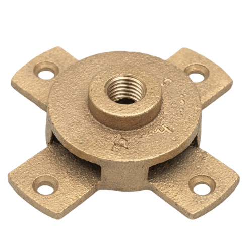 Air Terminal Base for secure mounting of lightning rods in industrial and building protection systems