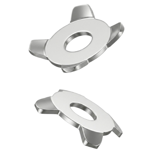 Star Washer with serrated teeth for anti-loosening fastening and secure industrial applications