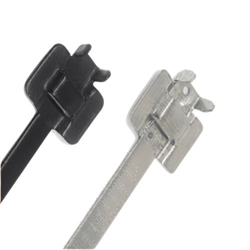 Releasable Cable Ties for adjustable and reusable cable bundling in industrial applications