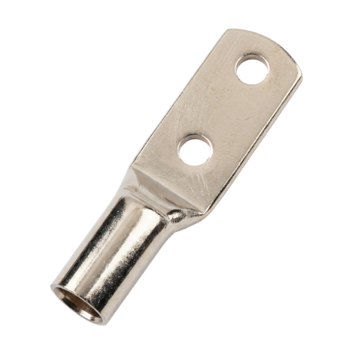 Two Hole Standard Barrel Copper Lug for stable electrical cable termination and industrial applications